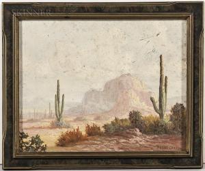 CHILTON Frank 1904-1973,Desert Landscape,Skinner US 2019-03-22