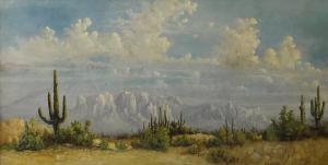 CHILTON Frank 1904-1973,Untitled Desert Panorama,Heritage US 2007-12-01