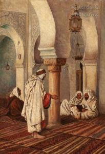 CHIMCHIDIAN Ovaneff 1897-1900,Intérieur de la Mosquée,Gros-Delettrez FR 2021-06-28