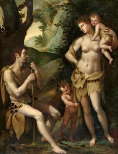 CHIMENTI Jacopo 1554-1640,Adam and Eve with Cain and Abel,Lempertz DE 2022-11-19