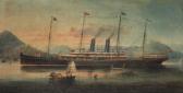 CHINA TRADE SCHOOL,The Steamship "China",19th Century,William Doyle US 2021-12-07