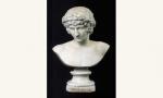 CHINARD Joseph 1756-1813,BUSTE en marbre blanc représentant Antinoüs,De Nicolay FR 2001-06-20