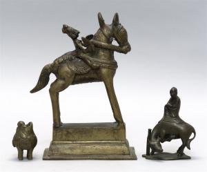 CHINESE SCHOOL,A horse and rider on plinth,Eldred's US 2018-08-23