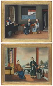 CHINESE SCHOOL,A Mandarin's Family at Home,1820,Christie's GB 2018-01-18