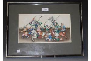 CHINESE SCHOOL,A procession of warriors and swordsmen,Tooveys Auction GB 2015-12-02
