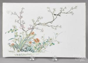 CHINESE SCHOOL,Chinese famille rose porcelain plaque,Pook & Pook US 2016-11-11