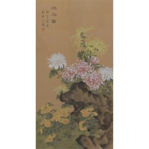 CHINESE SCHOOL,Floral Scroll,Kodner Galleries US 2017-03-22