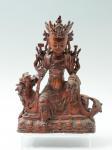CHINESE SCHOOL,Guanyin resting on the back of a single horned myt,19th,Burchard US 2021-11-14
