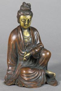 CHINESE SCHOOL,seated bodhisattva,Clars Auction Gallery US 2017-11-19