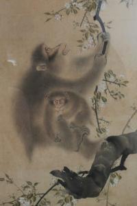 CHINESE SCHOOL,Two monkeys in a blossoming tree,Reeman Dansie GB 2016-04-12