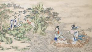 CHINESE SCHOOL,XI WANGMU AND MAGU,Sotheby's GB 2013-06-12