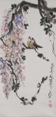 CHINESE SCHOOL (XIX),Two yellow birds and wisteria,Eldred's US 2015-12-03