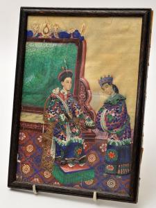 CHINESE SCHOOL,young dignitary, seated with female,Anderson & Garland GB 2017-09-12