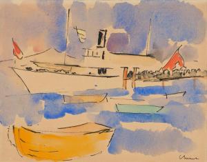 CHINET Charles Louis 1891-1978,Kursschiff,Beurret Bailly Widmer Auctions CH 2023-03-29