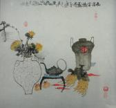 CHING Bai,Chrysanthemum and wine,888auctions CA 2013-03-14