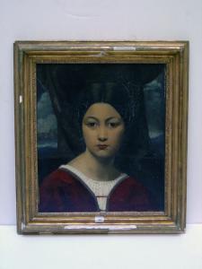 CHINI Dario 1847-1897,Portrait de femme.,Millon & Associés FR 2006-07-05