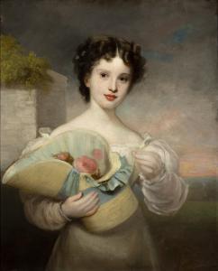CHINNERY George 1774-1852,Portrait of a Girl, Believed to be Mary Barbara Co,Adams IE 2024-03-27
