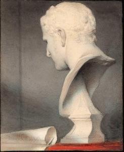 CHINNERY George 1774-1852,Still Life: Marble Bust and a Scroll,1796,William Doyle US 2024-01-25