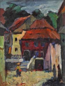 CHINOKASTRA ISTRATI Despina 1912-1977,Houses in Transylvania,1949,Artmark RO 2023-09-20