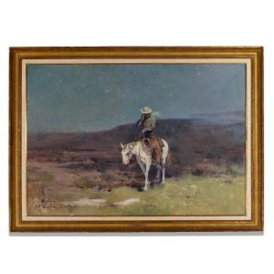 CHIRIACKA Ernest 1920-2010,Lone Rider,1975,Bonhams GB 2022-11-01