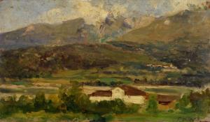 CHITARIN Traiano 1864-1935,Paesaggio,Galleria Pananti Casa d'Aste IT 2019-12-14