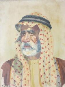CHITSAZ Ali 1979,Portrait of an Arab gentleman,Rogers Jones & Co GB 2021-09-28