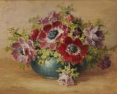 CHIVERS Frederick H 1881-1965,A BOWL OF ANEMONES,Mellors & Kirk GB 2019-09-18