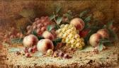 CHIVERS Frederick H 1881-1965,still life of peaches and grape,1922,Rogers Jones & Co GB 2021-04-17