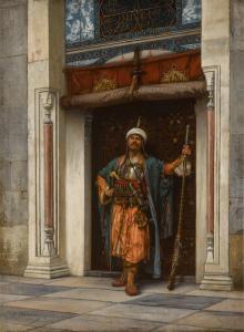 CHLEBOWSKI Stanislaw 1835-1884,The Guard,1878,Sotheby's GB 2024-04-23