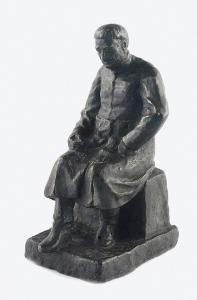 CHMIELIŃSKI Józef 1862-1941,Szlachcic wizerunek siedzącego szlachcica w stroju,Rempex PL 2016-11-16