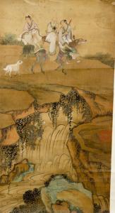 CHO YING,Figures and landscape,888auctions CA 2014-03-13