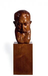 CHOAIN Georges 1909-1988,Buste de Monsieur Planque,1935,Mercier & Cie FR 2008-06-21