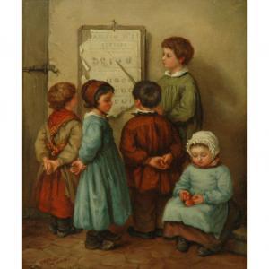 CHOATE C.S 1800-1800,Children Learning their Letters,1862,William Doyle US 2014-06-04