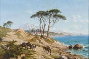 CHOATE Joseph,Paysage, bord de côte.,1870,Damien Leclere FR 2010-03-20