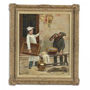 CHOCARNE MOREAU Paul Charles 1855-1930,GETTING CLEAN,Sotheby's GB 2008-10-21