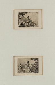 CHODOWIECKI Daniel Nikolaus 1726-1801,Reisende und Bettler/Belgische ,Jeschke-Greve-Hauff-Van Vliet 2015-08-13