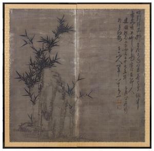 CHOKUNYU Tanomura 1814-1907,A JAPANESE TWO-PANEL FOLDING SCREEN,1895,Christie's GB 2020-08-05