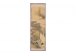 CHOKUNYU Tanomura 1814-1907,BLUE AND GREEN LANDSCAPE,Ise Art JP 2021-09-18