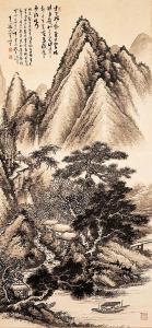 CHOKUNYU Tanomura 1814-1907,Mountain landscape,1903,Christie's GB 2001-10-15