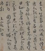 CHONG WANG 1494-1533,Calligraphy in Running Script,Bonhams GB 2015-06-23