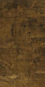 CHONG ZHANG 1628-1652,SCHOLARS APPRAISING ANTIQUES AND ART,Van Ham DE 2020-05-27