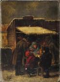 CHORLEY,Marktstand im Winter,1889,Reiner Dannenberg DE 2012-03-23