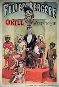 CHOUBRAC Léon 1847-1885,Okill Le Ventriloque Folies Bergères,1900,Millon & Associés FR 2020-02-26