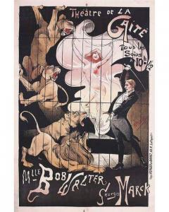 CHOUBRAC Léon,Théâtre de la Gaité - Mlle Bob Walter - Gerorges M,1895,Millon & Associés 2020-02-26