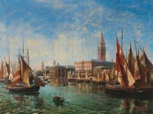 CHOULANT Ludwig Theodor 1827-1900,Venice - view of St Mark\’s Basin,Palais Dorotheum AT 2018-04-25