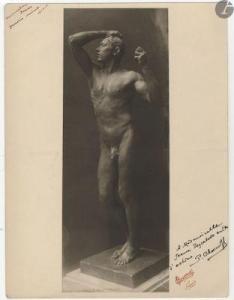 CHOUMOFF Pierre 1872-1936,L'Age d'airain d'Auguste Rodin,Ader FR 2022-06-08