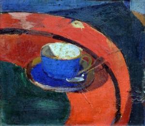 CHRIST MARTIN A,Stilleben mit Tasse,1925,Rusterholtz CH 2017-01-28