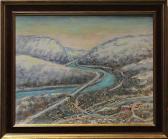 CHRIST Otto,Delaware Water Gap-Winter,Clars Auction Gallery US 2013-06-15