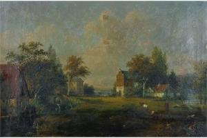 CHRIST Pieter Caspar 1822-1888,A River Landscape with a Watermill,John Nicholson GB 2015-02-25