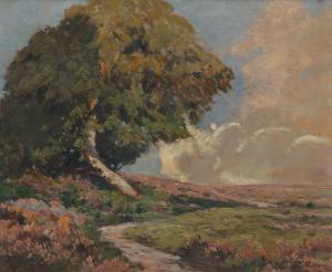 CHRISTAUFLOUR Solange 1899-1952,Landscape with a tree,Aspire Auction US 2016-04-07